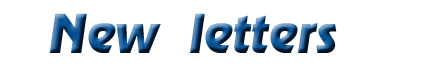 New letters
